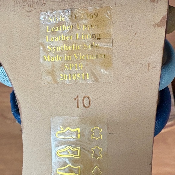 Madewell Addie Mules Sandals Stacked Heel Rainbow Leather Womens Size  10 - Picture 5 of 14